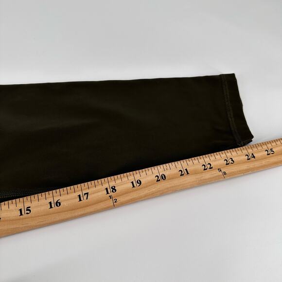 Lululemon Womens 6 Power Thru‎ Tight Legging Green Olive Pockets - Picture 12 of 12